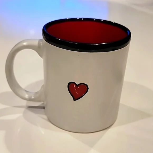 Christian Art Gifts Love For You Mug White Red - Picture 4 of 8